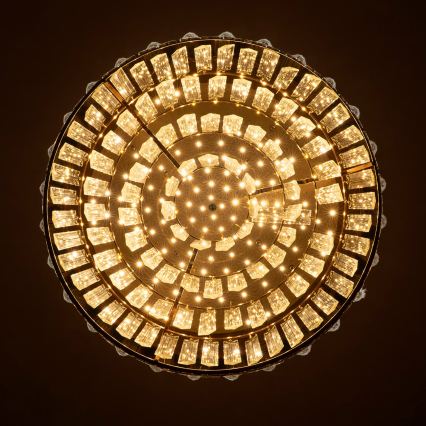 BRILAGI - Plafonnier LED dimmable AURELIA LED 45 W 230 V 3000–6000 K Ø 50 cm doré + télécommande
