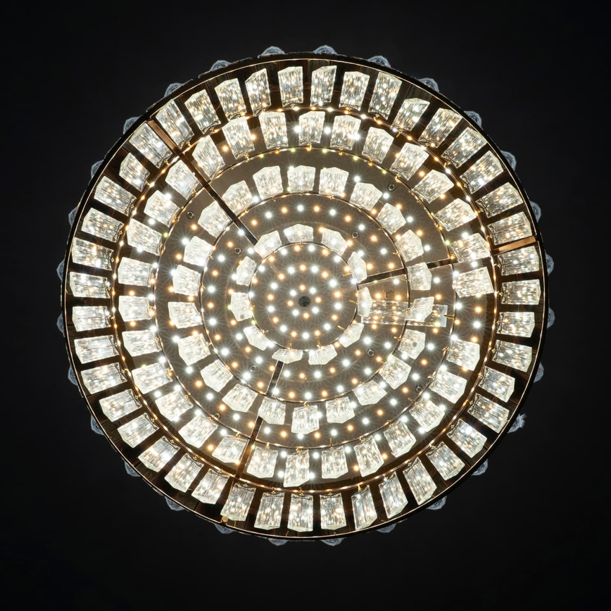 BRILAGI - Plafonnier LED dimmable AURELIA LED 45 W 230 V 3000–6000 K Ø 50 cm doré + télécommande