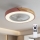Brilagi - Plafonnier LED dimmable avec ventilateur LED/38W/230V 3000-6500K 3000-6500K Ø 50 cm rose/chêne + télécommande
