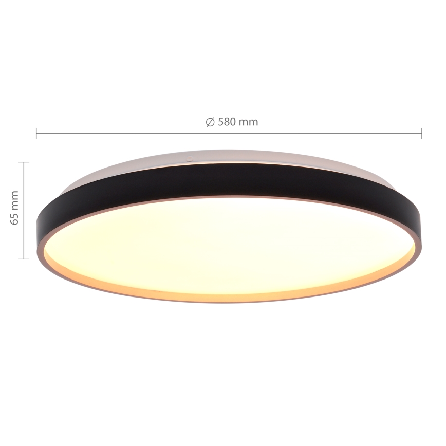 Brilagi - Plafonnier LED dimmable CALA LED/60W/230V 3000-6500K Ø 58 cm + télécommande