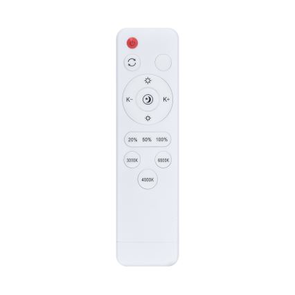 Brilagi - Plafonnier LED dimmable COCI LED/48W/230V 3000-6500K Ø 39 cm décor bois/noir + télécommande