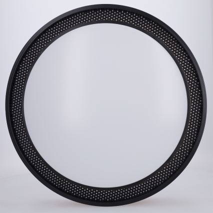 Brilagi - Plafonnier LED dimmable COCI LED/48W/230V 3000-6500K Ø 39 cm décor bois/noir + télécommande
