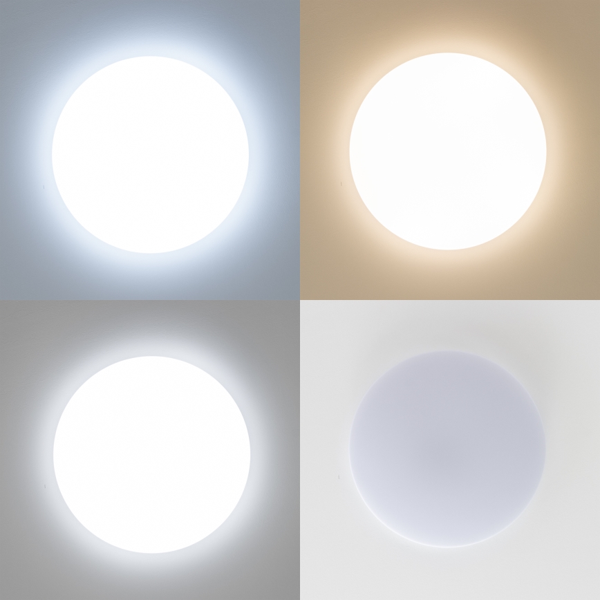 Brilagi - Plafonnier LED dimmable SMART LED/24W/230V Ø 38 cm 3000–6000K Wi‑Fi Tuya Beacon + télécommande