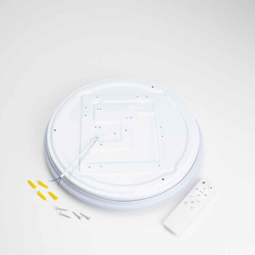 Brilagi - Plafonnier LED dimmable SMART LED/24W/230V Ø 38 cm 3000–6000K Wi‑Fi Tuya Beacon + télécommande