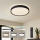 Brilagi - Plafonnier LED dimmable CORVO LED/54W/230V 3000-6000K noir Ø 40 cm + télécommande
