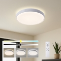 Brilagi - Plafonnier LED dimmable CORVO LED/72W/230V 3000-6000K blanc Ø 50 cm + télécommande