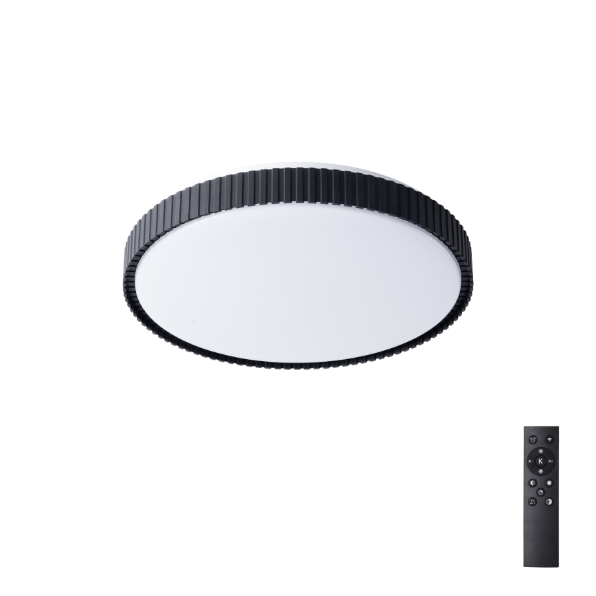 Brilagi - Plafonnier LED dimmable CORVO LED/72W/230V 3000-6000K noir diam. 50 cm + télécommande