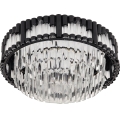 Brilagi - Plafonnier LED dimmable CROWN LED/41W/230V 3000-6000K Ø 48 cm noir + télécommande