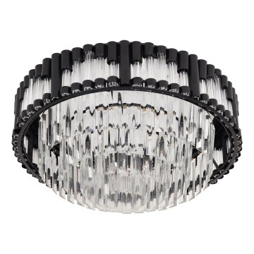 Brilagi - Plafonnier LED dimmable CROWN LED/41W/230V 3000-6000K Ø 48 cm noir + télécommande