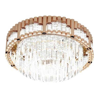 Brilagi - Plafonnier LED dimmable CROWN LED/41W/230V 3000-6000K Ø 48 cm doré + télécommande