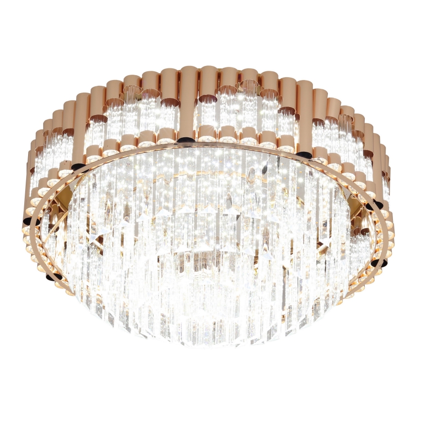 Brilagi - Plafonnier LED dimmable CROWN LED/41W/230V 3000-6000K Ø 48 cm doré + télécommande