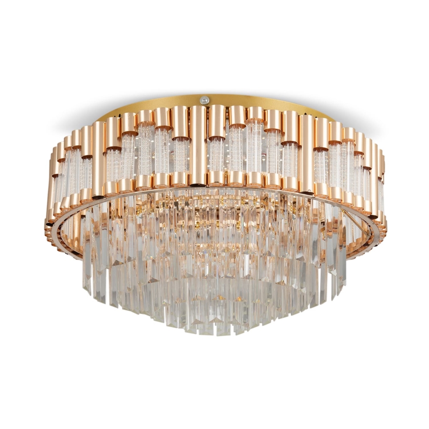 BRILAGI - Plafonnier LED dimmable CROWN LED/41W/230V 3000-6000K Ø 48 cm doré + télécommande