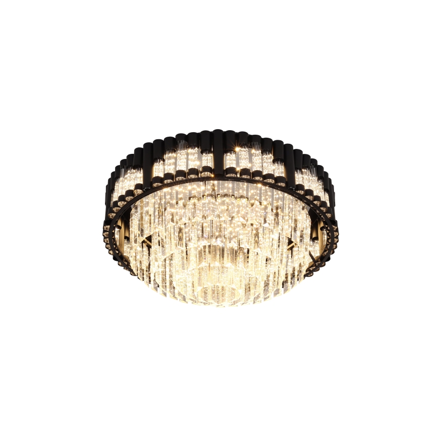 Brilagi - Plafonnier LED dimmable CROWN LED/41W/230V 3000-6000K Ø 48 cm noir + télécommande