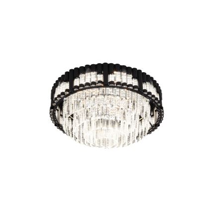 Brilagi - Plafonnier LED dimmable CROWN LED/41W/230V 3000-6000K Ø 48 cm noir + télécommande