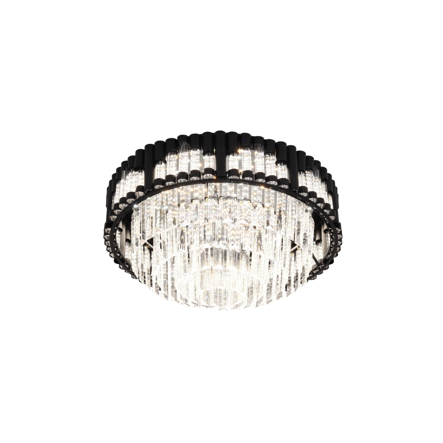 Brilagi - Plafonnier LED dimmable CROWN LED/41W/230V 3000-6000K Ø 48 cm noir + télécommande