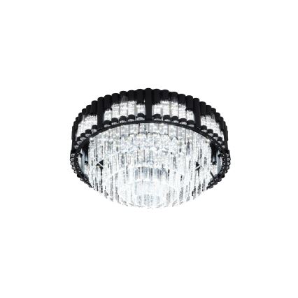 Brilagi - Plafonnier LED dimmable CROWN LED/41W/230V 3000-6000K Ø 48 cm noir + télécommande