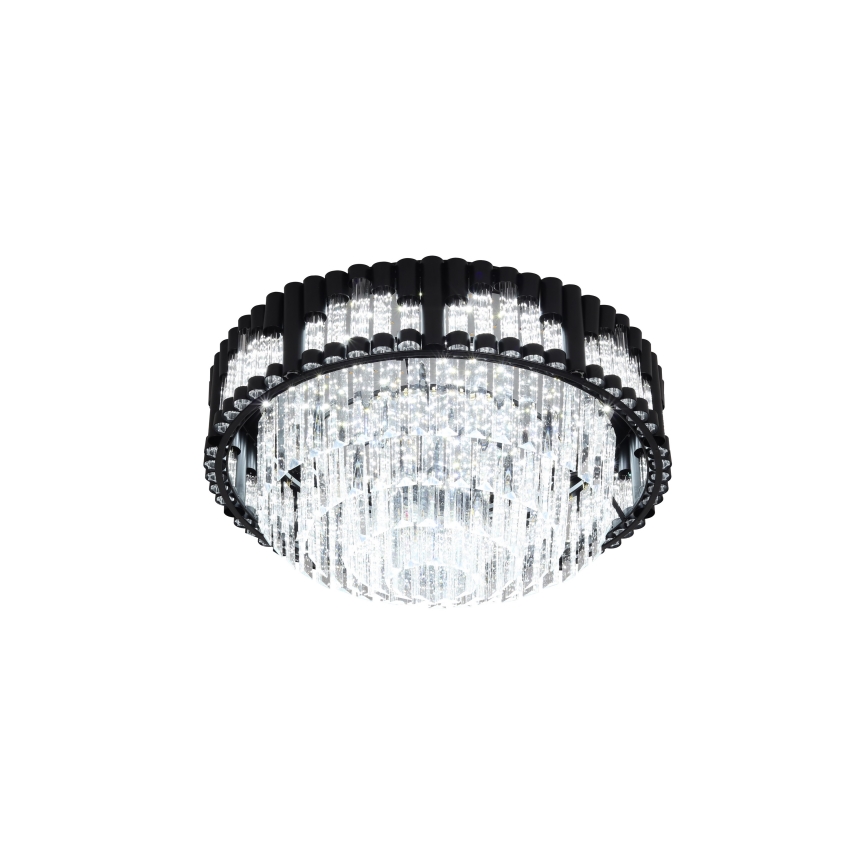 Brilagi - Plafonnier LED dimmable CROWN LED/41W/230V 3000-6000K Ø 48 cm noir + télécommande