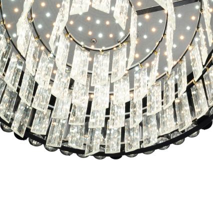 BRILAGI - Plafonnier LED dimmable CROWN LED/41W/230V 3000-6000K Ø 48 cm noir + télécommande