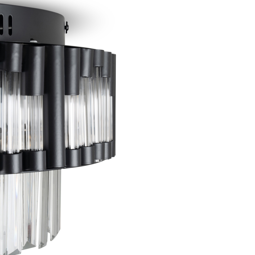 BRILAGI - Plafonnier LED dimmable CROWN LED/41W/230V 3000-6000K Ø 48 cm noir + télécommande