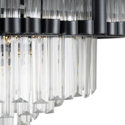 BRILAGI - Plafonnier LED dimmable CROWN LED/41W/230V 3000-6000K Ø 48 cm noir + télécommande