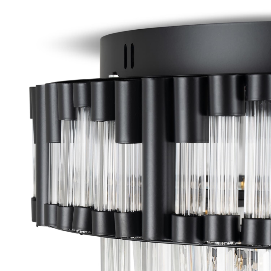 BRILAGI - Plafonnier LED dimmable CROWN LED/41W/230V 3000-6000K Ø 48 cm noir + télécommande