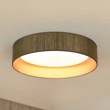 Brilagi - Plafonnier LED dimmable DOVER SHINE LED/24W/230V Ø 60 cm 3000/4000/6500K gris/crème + télécommande