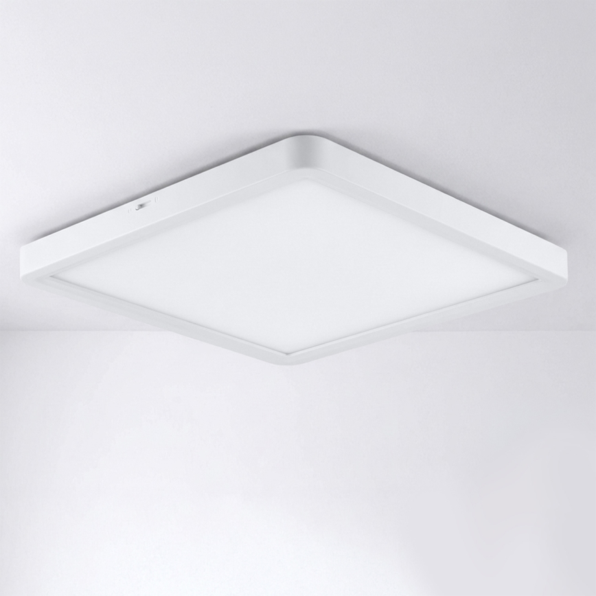 Brilagi - Plafonnier LED dimmable ESTELA SQUARE LED/36W/230V 3000-6500K 31x31 cm blanc + télécommande