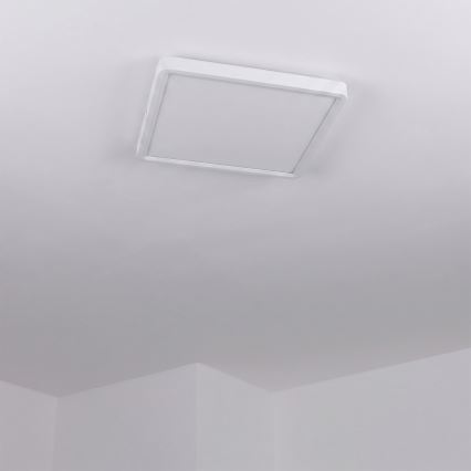 Brilagi - Plafonnier LED dimmable ESTELA SQUARE LED/36W/230V 3000-6500K 31x31 cm blanc + télécommande