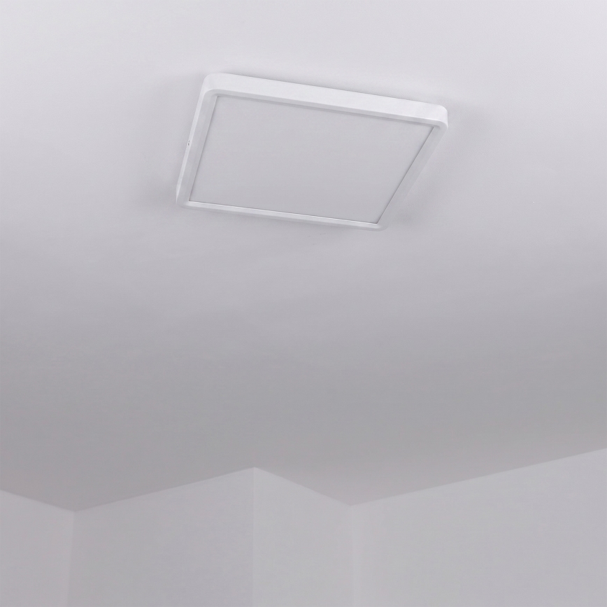 Brilagi - Plafonnier LED dimmable ESTELA SQUARE LED/36W/230V 3000-6500K 31x31 cm blanc + télécommande