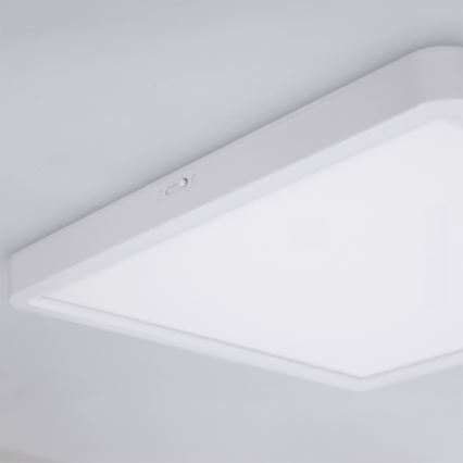 Brilagi - Plafonnier LED dimmable ESTELA SQUARE LED/36W/230V 3000-6500K 31x31 cm blanc + télécommande