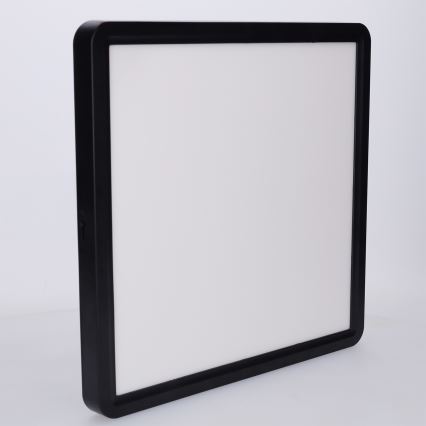 Brilagi - Plafonnier LED dimmable ESTELA SQUARE LED/36W/230V 3000-6500K 31x31 cm noir + télécommande
