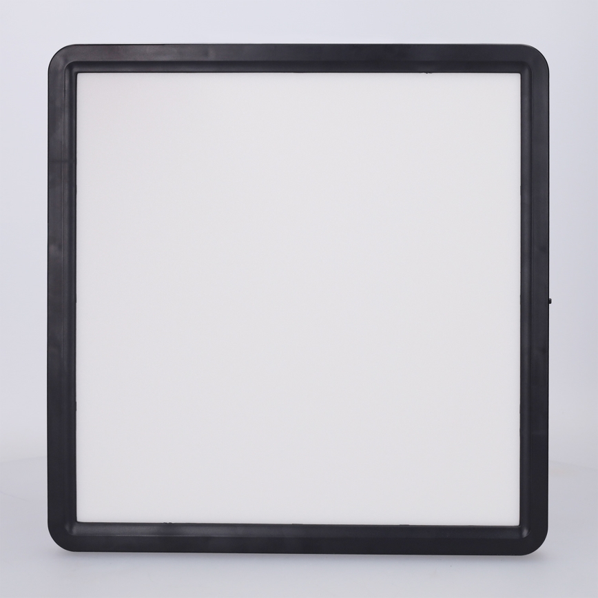Brilagi - Plafonnier LED dimmable ESTELA SQUARE LED/36W/230V 3000-6500K 31x31 cm noir + télécommande