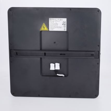 Brilagi - Plafonnier LED dimmable ESTELA SQUARE LED/36W/230V 3000-6500K 31x31 cm noir + télécommande