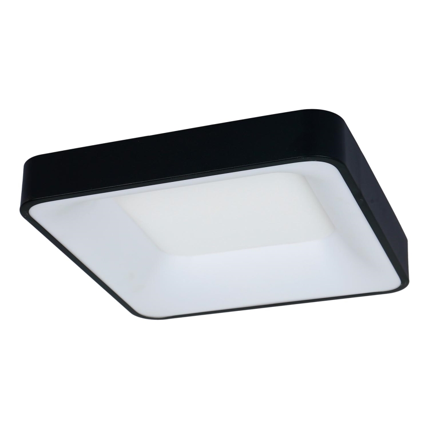 Brilagi - Plafonnier LED dimmable FALCON II 80W 230V 3000-6500K 40x40 cm noir + télécommande