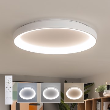 Brilagi - Plafonnier LED dimmable FALCON II LED/108W/230V 3000-6500K Ø 80 cm blanc + télécommande
