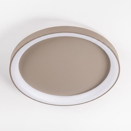 BRILAGI - Plafonnier LED dimmable FALCON II LED/108W/230V 3000-6500K pr. 80 cm beige + télécommande
