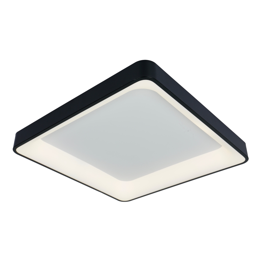 Brilagi - Plafonnier LED dimmable FALCON II LED/125W/230V 3000-6500K 60x60 cm noir + télécommande