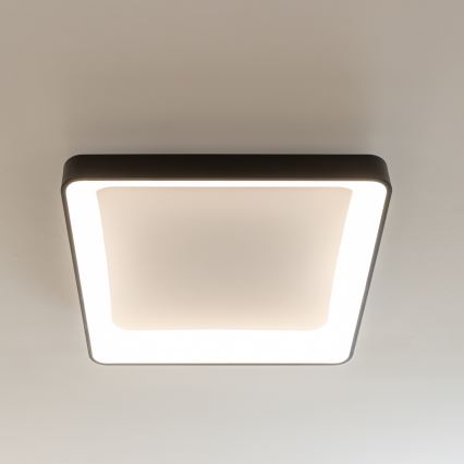 Brilagi - Plafonnier LED dimmable FALCON II LED/125W/230V 3000-6500K 60x60 cm noir + télécommande