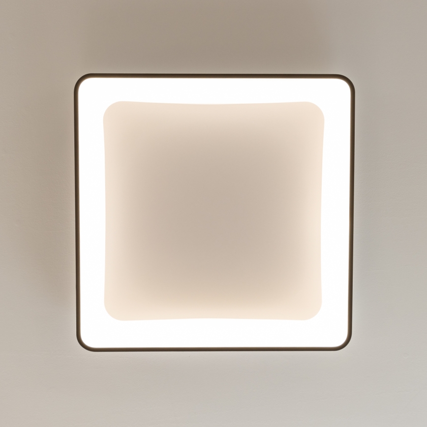 Brilagi - Plafonnier LED dimmable FALCON II LED/125W/230V 3000-6500K 60x60 cm noir + télécommande