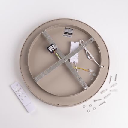 BRILAGI - Plafonnier LED dimmable FALCON II LED/67W/230V 3000-6500K Ø 40 cm blanc/beige + télécommande