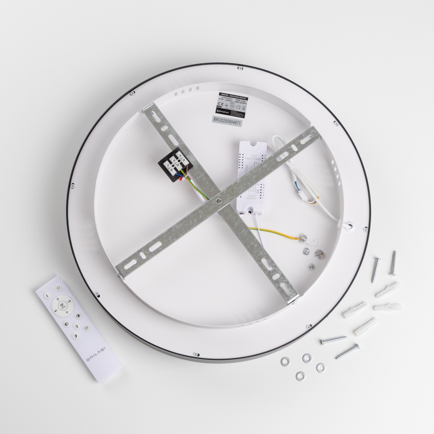 Brilagi - Plafonnier LED dimmable FALCON II LED/67W/230V 3000-6500K diam. 40 cm noir + télécommande