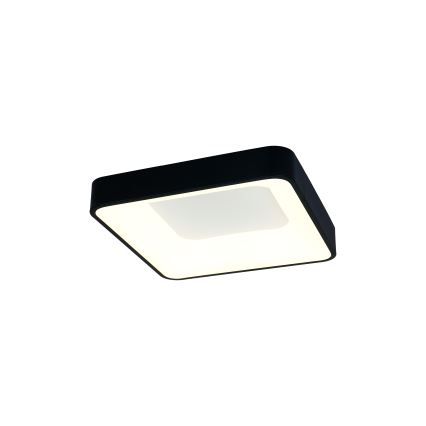 Brilagi - Plafonnier LED dimmable FALCON II 80W 230V 3000-6500K 40x40 cm noir + télécommande