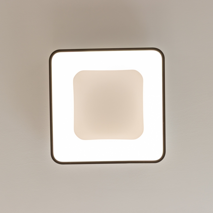 Brilagi - Plafonnier LED dimmable FALCON II 80W 230V 3000-6500K 40x40 cm noir + télécommande