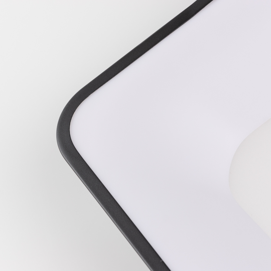 Brilagi - Plafonnier LED dimmable FALCON II 80W 230V 3000-6500K 40x40 cm noir + télécommande