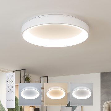 Brilagi - Plafonnier LED dimmable FALCON II LED/99W/230V 3000-6500K diam. 60 cm blanc + télécommande