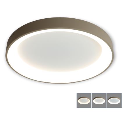 BRILAGI - Plafonnier LED dimmable FALCON II LED/99W/230V 3000-6500K Ø 60 cm blanc/beige + télécommande