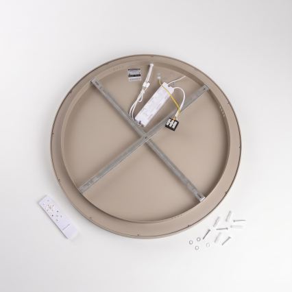 BRILAGI - Plafonnier LED dimmable FALCON II LED/99W/230V 3000-6500K Ø 60 cm beige + télécommande