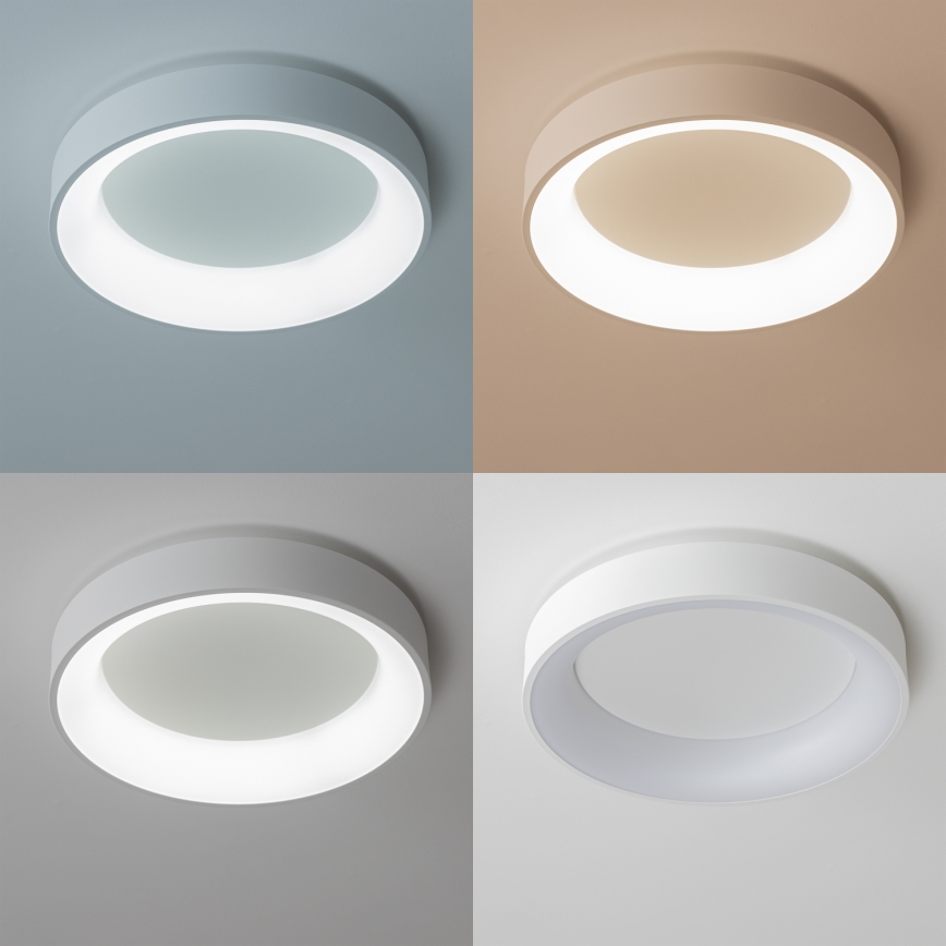 Brilagi - Plafonnier LED dimmable FALCON LED/40W/230V 3000-6500K Ø 45 cm blanc + télécommande