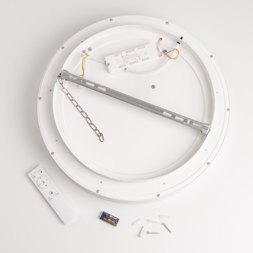 Brilagi - Plafonnier LED dimmable FALCON LED/80W/230V 3000-6500K Ø 60 cm blanc + télécommande