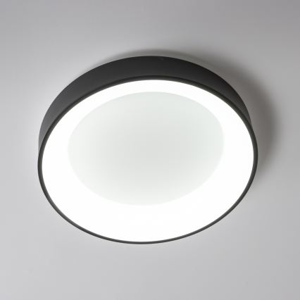 Brilagi - Plafonnier LED dimmable FALCON LED/80W/230V 3000-6500K Ø 60 cm noir + télécommande